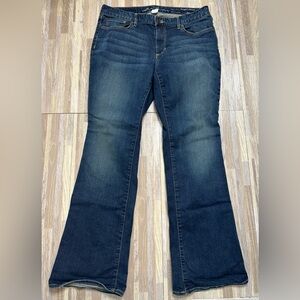 Eddie Bauer Slightly Curvy, Boot Cut Jeans, Size 12S